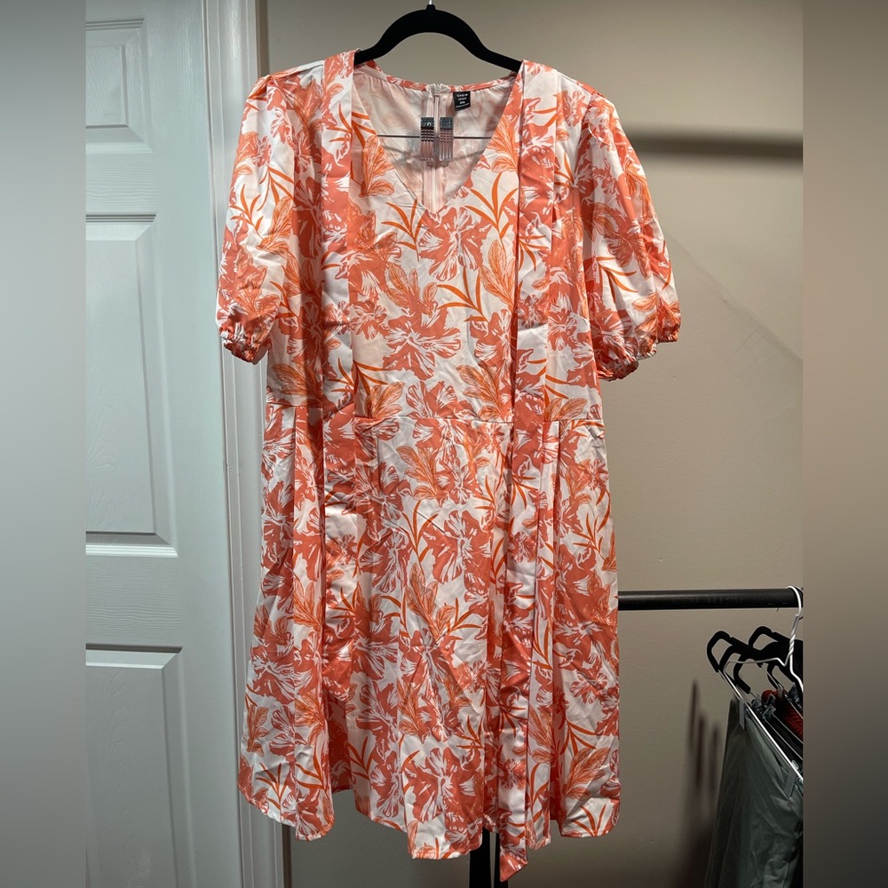 Shein Orange Summer Dress